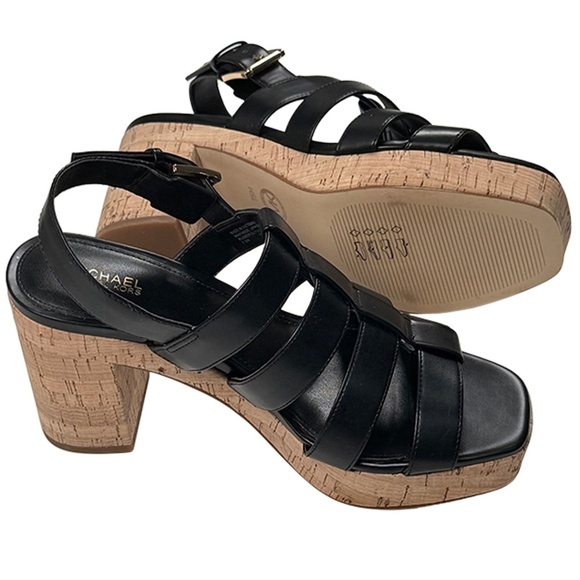 Michael Kors Platform Slingback Sandals - #48442-OFCL - Picture 2 of 3